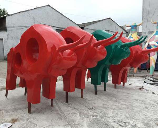 安庆芜湖玻璃钢雕塑公司 (2)